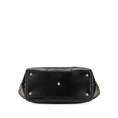 グッチ グッチシマ ホースビット ハンドバッグ トートバッグ 145993 ブラック レザー レディース GUCCI 【中古】