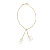 シャネル ココマーク No.5 スイング ブレスレット シルバー メタル ラインストーン レディース CHANEL 【中古】