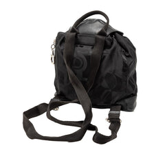 サルヴァトーレフェラガモ ガンチーニ リュック バックパック BV-21 6772 ブラック ナイロン レザー レディース Salvatore Ferragamo 【中古】