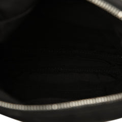 サンローラン リビングトン 斜め掛け ショルダーバッグ 482777 ブラック キャンバス レザー レディース SAINT LAURENT 【中古】
