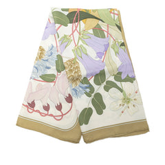 エルメス カレ90 Flora Graeca ギリシャの花 スカーフ マルチカラー シルク レディース HERMES 中古