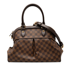 ルイ ヴィトン ダミエ トレヴィPM ハンドバッグ ショルダーバッグ 2WAY N51997 ブラウン PVC レザー レディース LOUIS VUITTON 【中古】