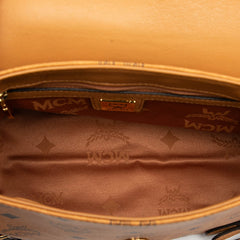 エム シー エム ヴィセトス モノグラム ショルダーバッグ 2WAY ブラウン レザー レディース MCM 【中古】