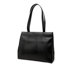 サルヴァトーレフェラガモ ヴァラリボン トートバッグ ブラック レザー レディース Salvatore Ferragamo 【中古】