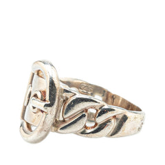 エルメス ブックルセリエ リング 指輪 SV925 シルバー メンズ HERMES 【中古】