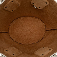 ボッテガヴェネタ スモール バスケット トートバッグ ワンショルダーバッグ ホワイト レザー レディース BOTTEGAVENETA 【中古】