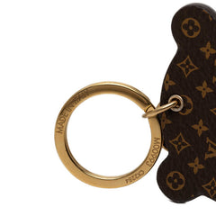 ルイ ヴィトン ポルトクレ LVパンダ キーホルダー チャーム M00993 ホワイト ブラック ピンク レザー PVC レディース LOUIS VUITTON 中古