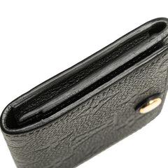 ルイ ヴィトン モノグラム アンプラント アンヴェロップ カルト ドゥ ヴィジット カードケース M58456 ブラック レザー レディース LOUIS VUITTON 【中古】