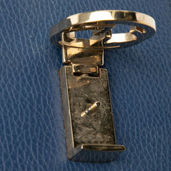 グッチ インターロッキングG チェーン ショルダーバッグ 510304 ブルー レザー レディース GUCCI 【中古】