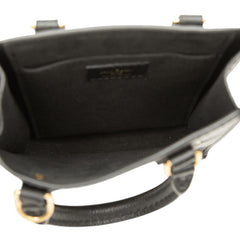 ルイ ヴィトン モノグラム アンプラント プティット サックプラ ハンドバッグ ショルダーバッグ 2WAY M81416 ノワール ブラック ベージュ レザー レディース LOUIS VUITTON 【中古】
