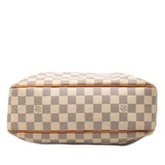 ルイ ヴィトン ダミエ アズール シラク—サPM 斜め掛け ショルダーバッグ N41113 ホワイト PVC レザー レディース LOUIS VUITTON 【中古】