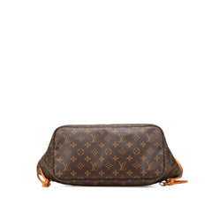ルイ ヴィトン モノグラム ネヴァーフルMM ショルダ-バッグ トートバッグ M40156 ブラウン PVC レザー レディース LOUIS VUITTON 【中古】