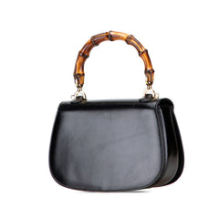 グッチ バンブー ハンドバッグ ショルダーバッグ 2WAY 00020460188 ブラック レザー レディース GUCCI 【中古】