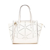 サルヴァトーレフェラガモ ガンチーニ エイミー ハンドバッグ トートバッグ アイボリー ホワイト レザー レディース Salvatore Ferragamo 【中古】