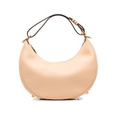 フェンディ グラフィ スモール ハンドバッグ ワンショルダー 8BR798 ピンクベージュ系 レザー レディース FENDI 中古