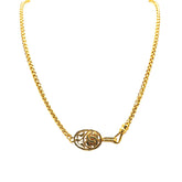 シャネル ヴィンテージ ココマーク ネックレス ゴールド メッキ レディース CHANEL 【中古】