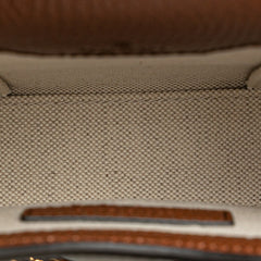 グッチ GGデニム ホースビット 1955 斜め掛け ショルダーバッグ 625615 インディゴブルー ブラウン キャンバス レザー レディース GUCCI 【中古】