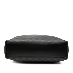 ルイ ヴィトン ダミエ グラフィット スカイライン トートバッグ ショルダーバッグ 2WAY N41456 ブラック PVC レザー メンズ LOUIS VUITTON 【中古】