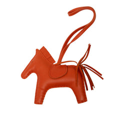 エルメス ロデオMM チャーム コーネリアン ブラウン アニョーミロ レディース HERMES 【中古】