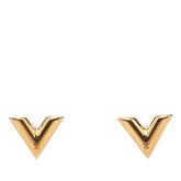 ルイ ヴィトン エセンシャル V スタッドピアス M68153 ゴールド メッキ レディース LOUIS VUITTON 【中古】