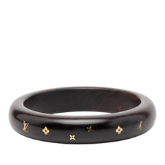 ルイ ヴィトン ブラスレ シルヴァニア TPM バングル M66010 ブラウン ウッド レディース LOUIS VUITTON 【中古】