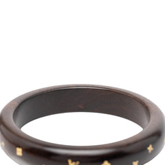 ルイ ヴィトン ブラスレ シルヴァニア TPM バングル M66010 ブラウン ウッド レディース LOUIS VUITTON 【中古】