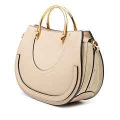 クロエ ピクシー ハンドバッグ ショルダーバッグ 2WAY ベージュ スウェード レザー レディース Chloe 【中古】