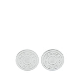 エルメス セリエ イヤリング シルバー メタル レディース HERMES 【中古】