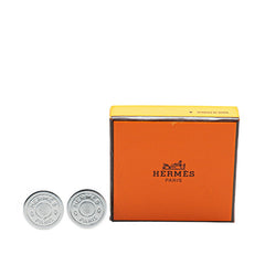 エルメス セリエ イヤリング シルバー メタル レディース HERMES 【中古】