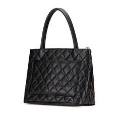 シャネル ココマーク マトラッセ 復刻トート トートバッグ ブラック キャビアスキン レディース CHANEL 【中古】