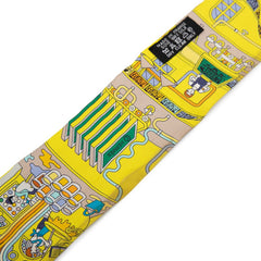 エルメス ツイリー La Maison des Carres メゾン デ カレ スカーフ イエロー マルチカラー シルク レディース HERMES 【中古】