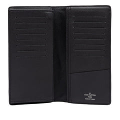 ルイ ヴィトン モノグラム エクリプス ポルトフォイユ ブラザ 長財布 M61697 ブラック PVC レザー メンズ LOUIS VUITTON 中古