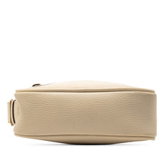 グッチ ロゴプリント ショルダーバッグ 523591 ホワイト マルチカラー レザー レディース GUCCI 【中古】