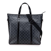 ルイ ヴィトン ダミエ グラフィット タダオ ハンドバッグ ショルダーバッグ 2WAY N51192 ブラック PVC レザー メンズ LOUIS VUITTON 【中古】