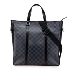 ルイ ヴィトン ダミエ グラフィット タダオ ハンドバッグ ショルダーバッグ 2WAY N51192 ブラック PVC レザー メンズ LOUIS VUITTON 【中古】