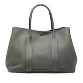 エルメス ガーデンパーティPM トートバッグ ハンドバッグ グレー系 ネゴンダ レディース HERMES 【中古】