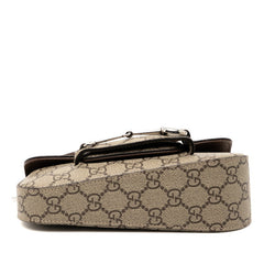 グッチ GGスプリーム ホースビット 1955 ハンドバッグ ワンショルダーバッグ 2WAY 774209 ベージュ ブラウン PVC レディース GUCCI 【中古】