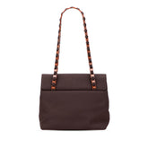 サルヴァトーレフェラガモ ワンショルダーバッグ AU-21 8805 ブラウン キャンバス レディース Salvatore Ferragamo 【中古】