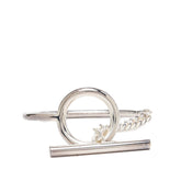 エルメス クロワゼット ブレスレット SV925 シルバー レディース HERMES 【中古】
