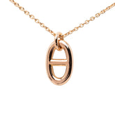 エルメス シェーヌダンクル ファランドールPM ペンダント ネックレス K18PG ピンクゴールド 750 レディース HERMES 【中古】