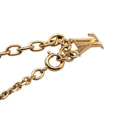 ルイ ヴィトン コリエ ギャンブル LVモチーフ ネックレス M65096 ゴールド パープル メッキ レディース LOUIS VUITTON 【中古】