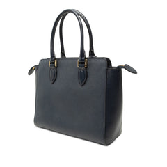 プラダ ハンドバッグ ショルダーバッグ 2WAY 1BA113 ネイビー サフィアーノレザー レディース PRADA 【中古】