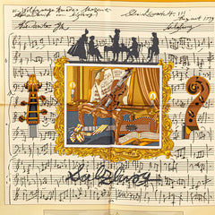 エルメス カレ90 IN SALZBURG ザルツブルグにて スカーフ イエロー マルチカラー シルク レディース HERMES 【中古】