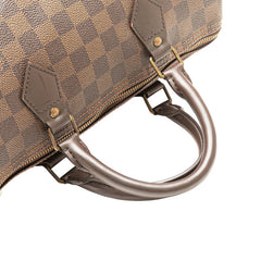 ルイ ヴィトン ダミエ スピーディ30 ハンドバッグ ミニボストンバッグ N41531 エベヌ ブラウン PVC レザー レディース LOUIS VUITTON 【中古】