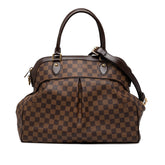 ルイ ヴィトン ダミエ トレヴィGM ハンドバッグ ショルダーバッグ 2WAY N51998 ブラウン PVC レザー レディース LOUIS VUITTON 【中古】