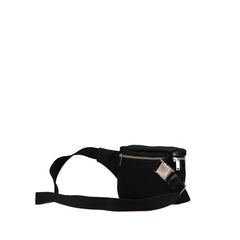 サンローラン シティ ウエストバッグ ボディバッグ 505973 ブラック キャンバス レザー メンズ SAINT LAURENT 【中古】