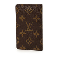 ルイ ヴィトン モノグラム カードケース 名刺入れ ブラウン PVC レザー レディース LOUIS VUITTON 【中古】