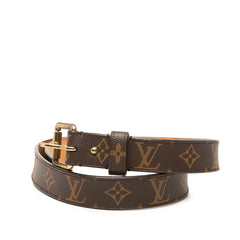 ルイ ヴィトン モノグラム ベルト サイズ 90/36 ブラウン PVC レザー レディース LOUIS VUITTON 中古