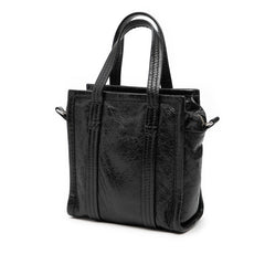 バレンシアガ バザール ショッパー XXS ハンドバッグ ショルダーバッグ 2WAY 513988 ブラック レザー レディース BALENCIAGA 【中古】