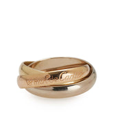 カルティエ トリニティ リング 指輪 #50 K18YG イエローゴールド K18PG ピンクゴールド K18WG ホワイトゴールド レディース CARTIER 【中古】